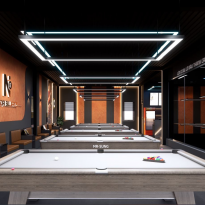 Không gian đẳng cấp của thiết kế quán bida Ngoại Billiards  